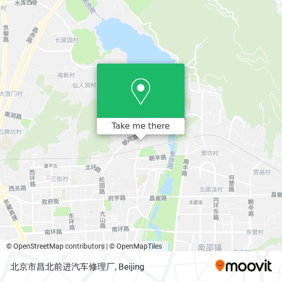 北京市昌北前进汽车修理厂 map