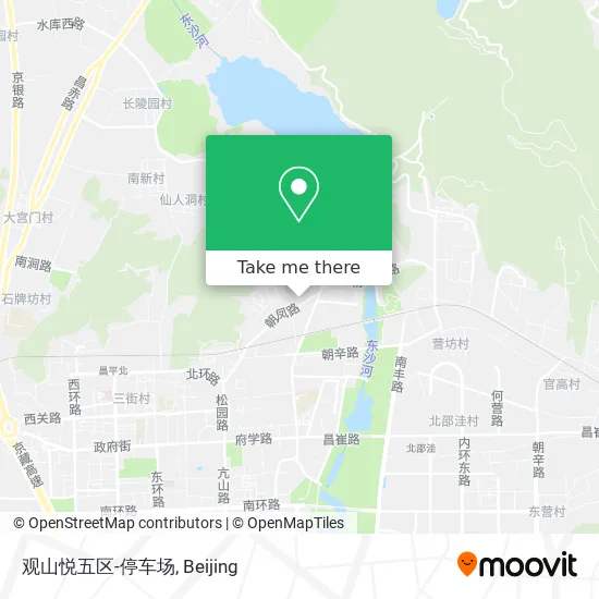 观山悦五区-停车场 map