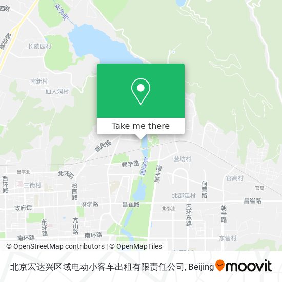 北京宏达兴区域电动小客车出租有限责任公司 map