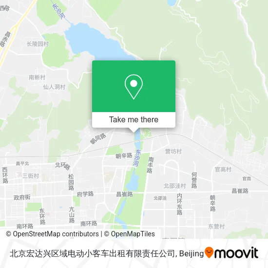 北京宏达兴区域电动小客车出租有限责任公司 map