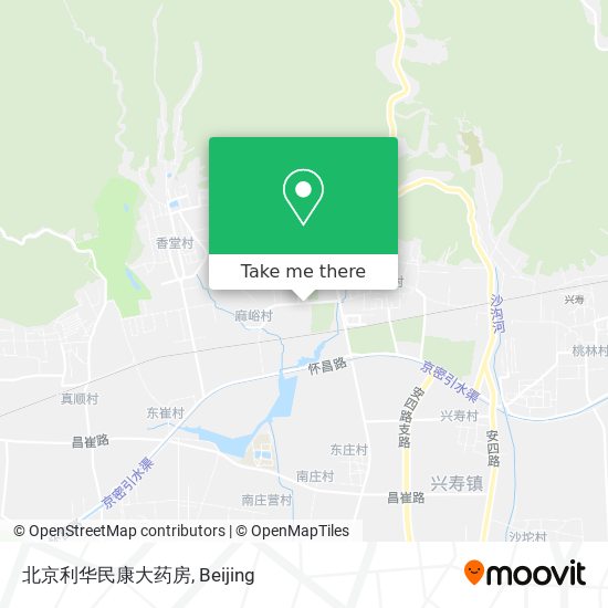 北京利华民康大药房 map