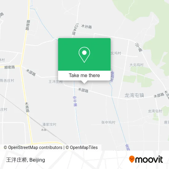 王泮庄桥 map