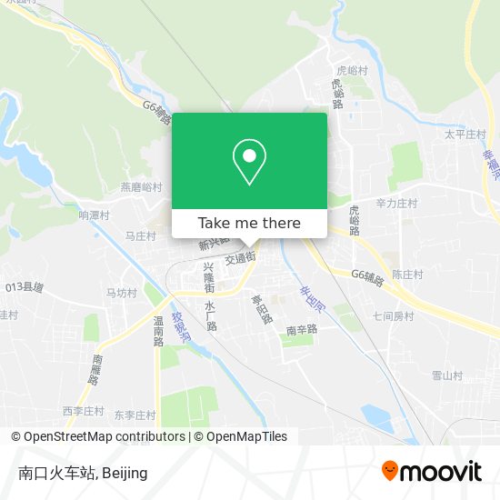 南口火车站 map