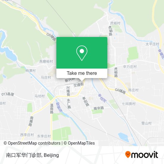 南口军华门诊部 map