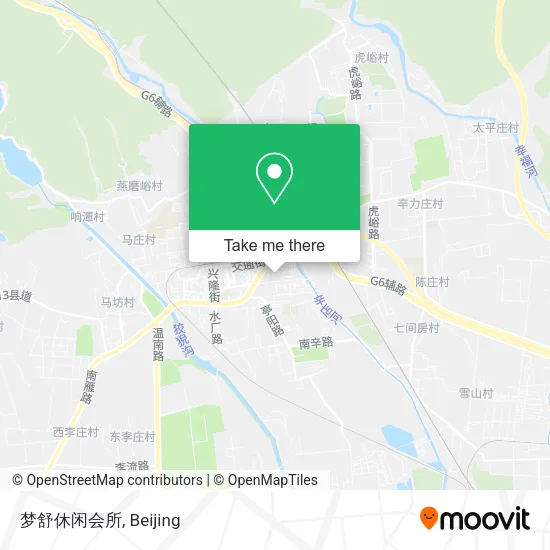 梦舒休闲会所 map