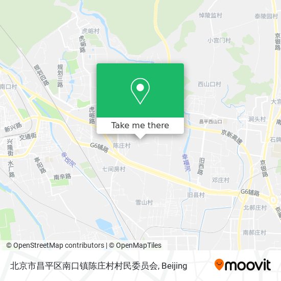 北京市昌平区南口镇陈庄村村民委员会 map