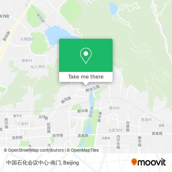 中国石化会议中心-南门 map