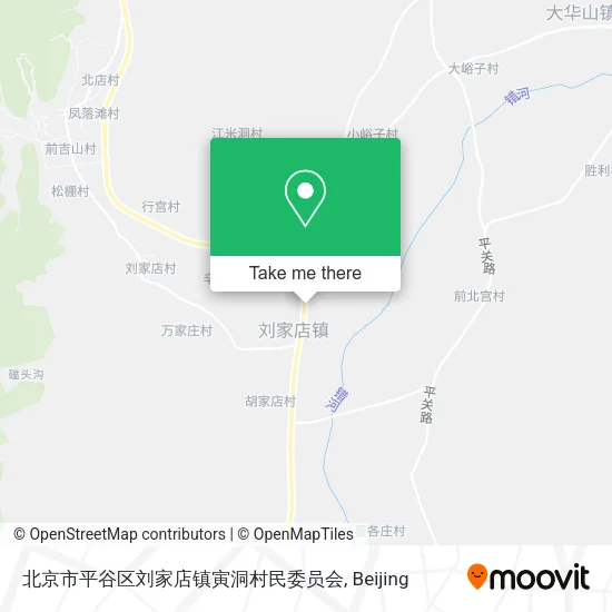 北京市平谷区刘家店镇寅洞村民委员会 map