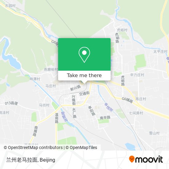兰州老马拉面 map