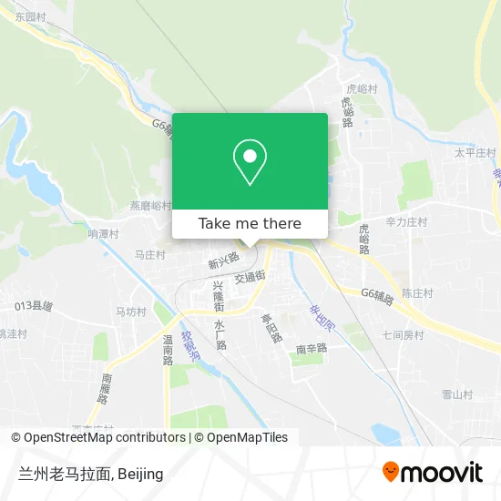兰州老马拉面 map