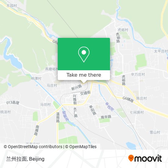 兰州拉面 map