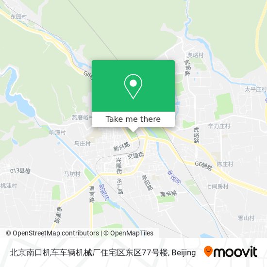 北京南口机车车辆机械厂住宅区东区77号楼 map