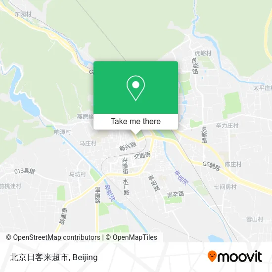 北京日客来超市 map
