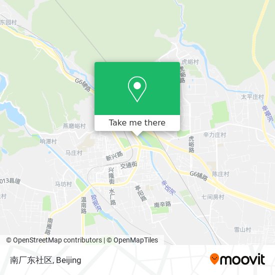 南厂东社区 map