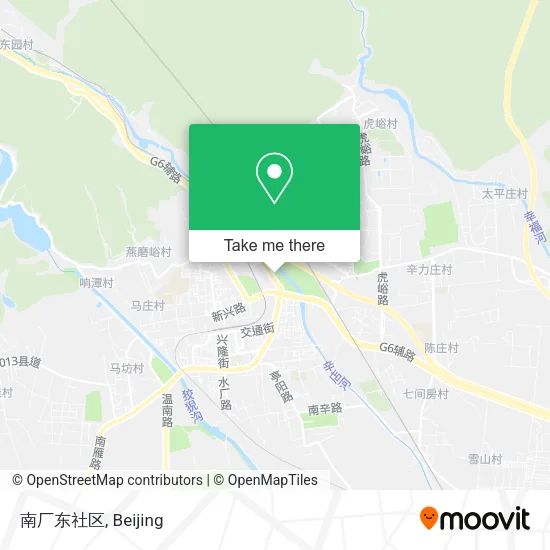 南厂东社区 map