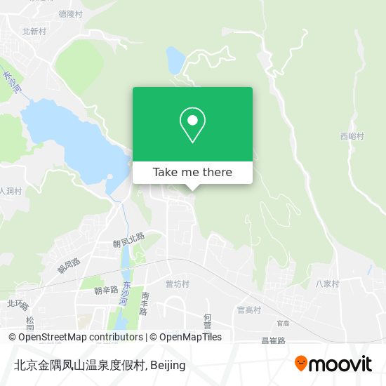 北京金隅凤山温泉度假村 map