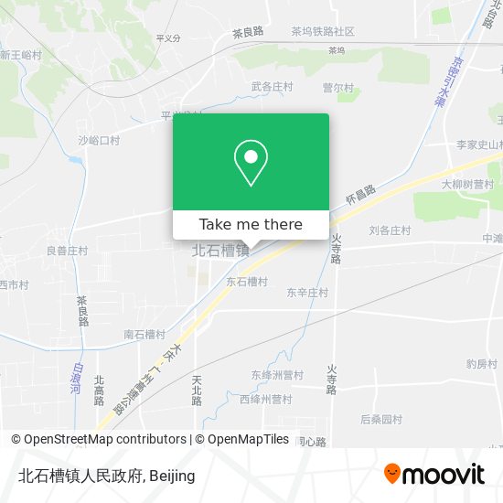 北石槽镇人民政府 map