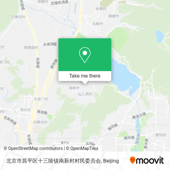 北京市昌平区十三陵镇南新村村民委员会 map