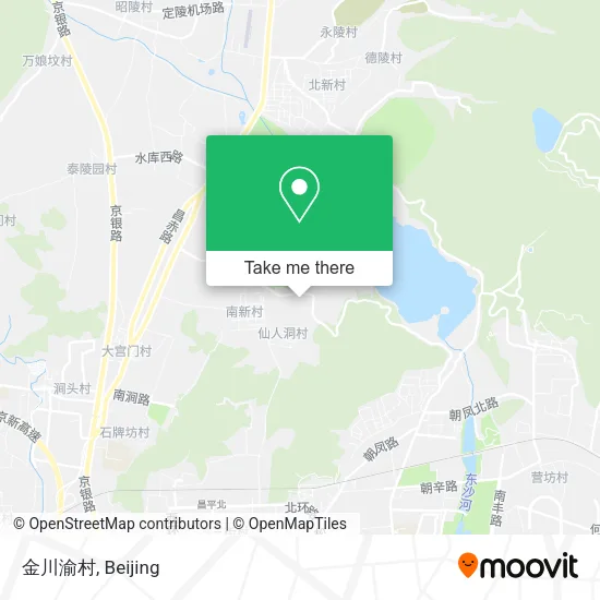 金川渝村 map