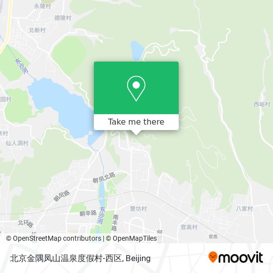 北京金隅凤山温泉度假村-西区 map
