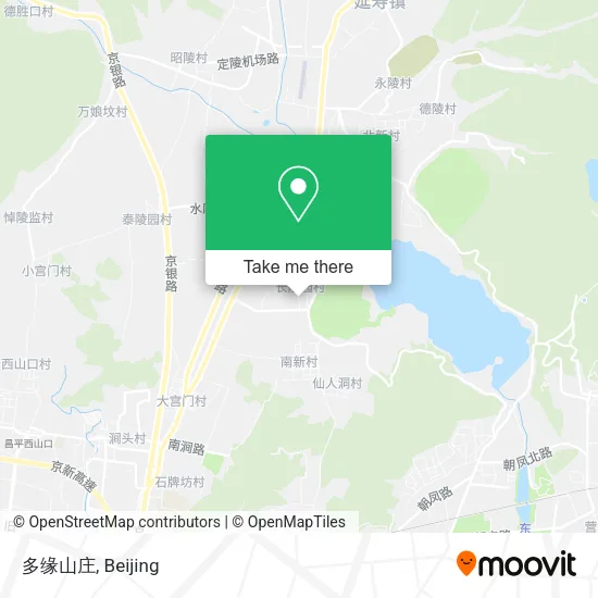 多缘山庄 map