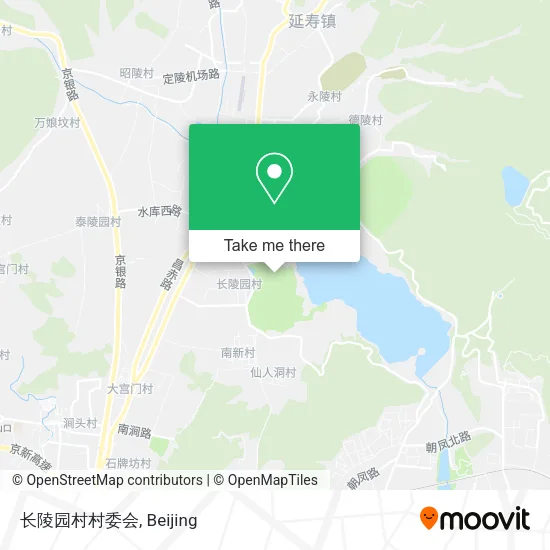 长陵园村村委会 map