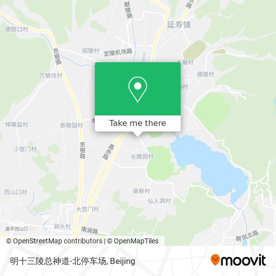 明十三陵总神道-北停车场 map