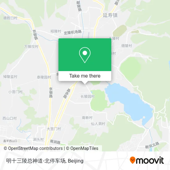 明十三陵总神道-北停车场 map