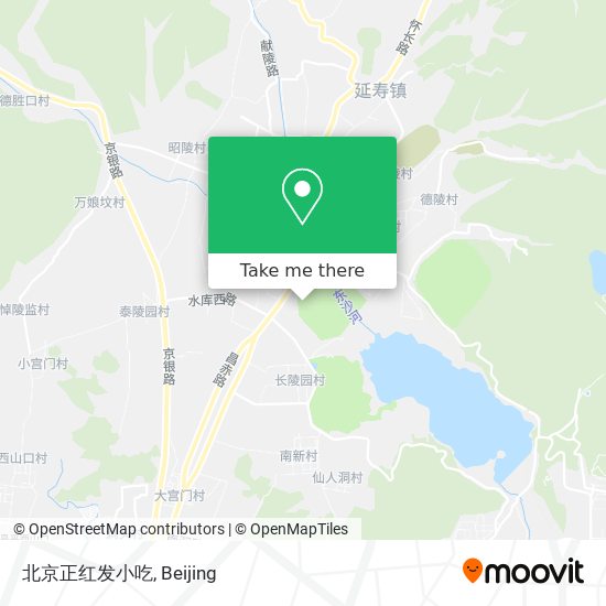 北京正红发小吃 map