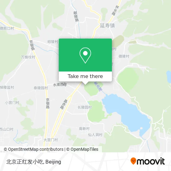 北京正红发小吃 map