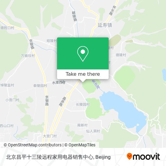 北京昌平十三陵远程家用电器销售中心 map
