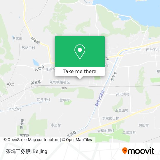 茶坞工务段 map