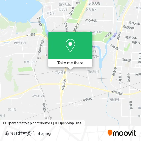 彩各庄村村委会 map