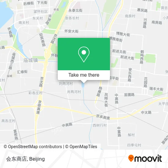 会东商店 map