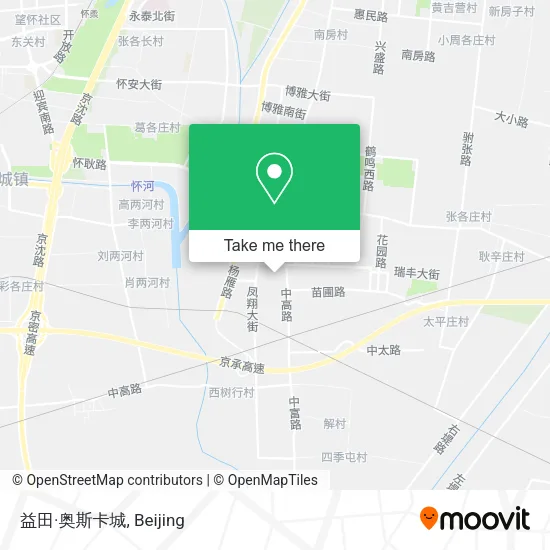 益田·奥斯卡城 map