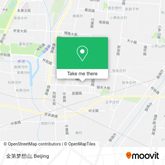 金第梦想山 map