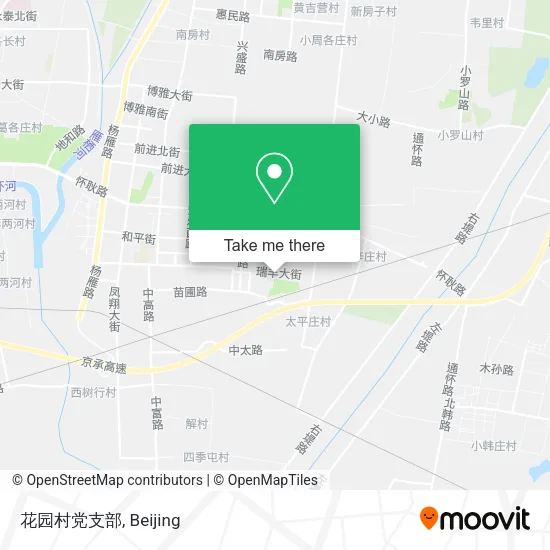 花园村党支部 map