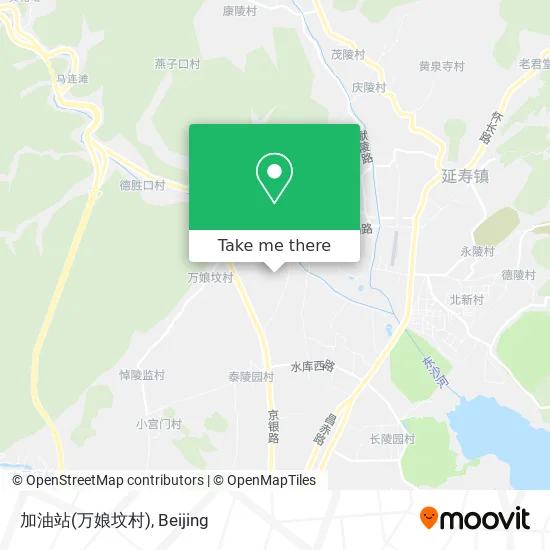 加油站(万娘坟村) map