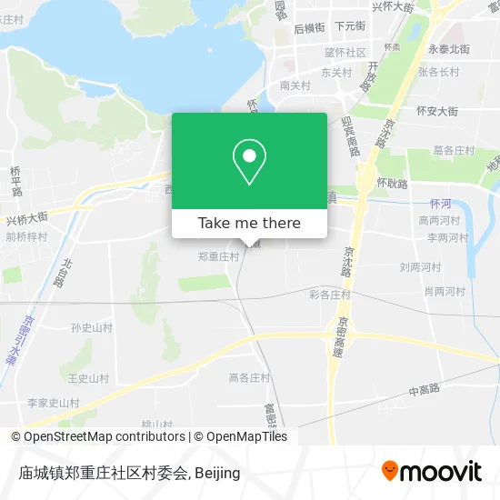 庙城镇郑重庄社区村委会 map