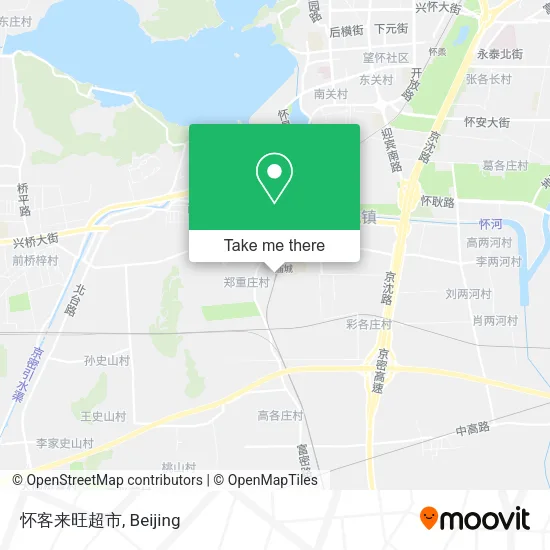 怀客来旺超市 map