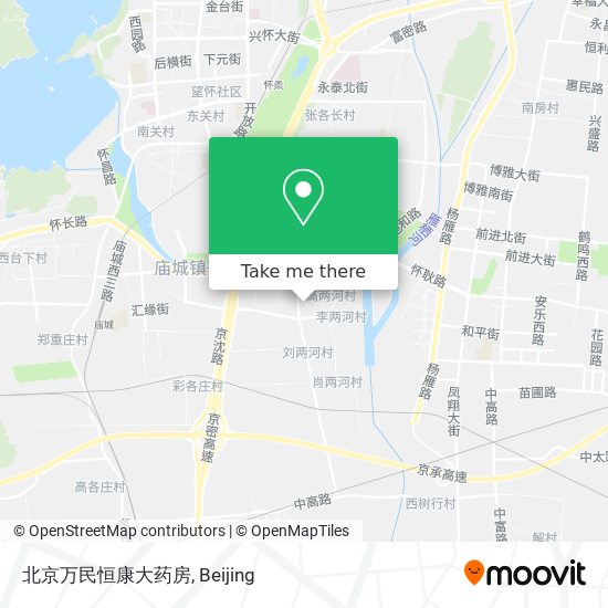 北京万民恒康大药房 map