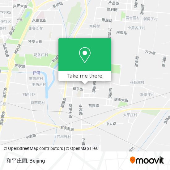 和平庄园 map