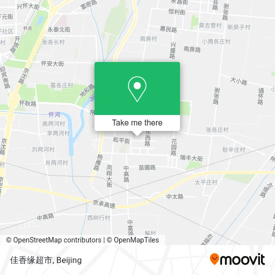 佳香缘超市 map