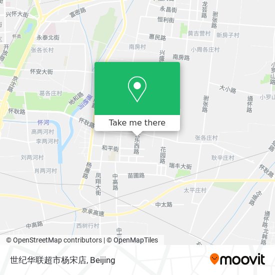 世纪华联超市杨宋店 map