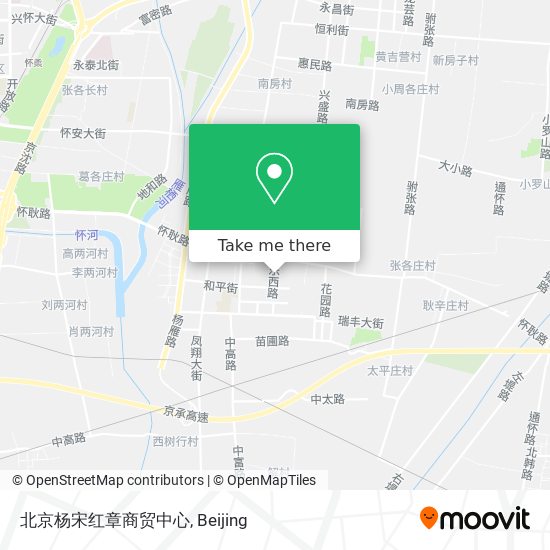 北京杨宋红章商贸中心 map