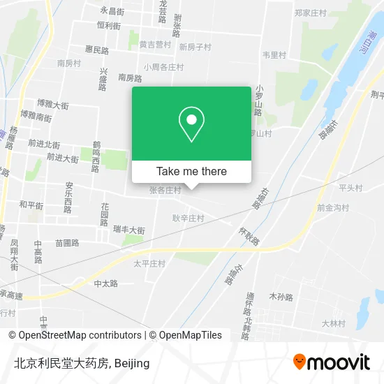 北京利民堂大药房 map