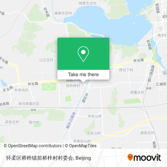 怀柔区桥梓镇前桥梓村村委会 map