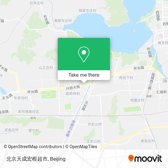 北京天成宏根超市 map