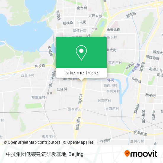 中技集团低碳建筑研发基地 map