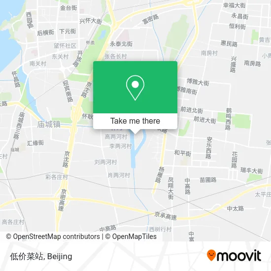 低价菜站 map